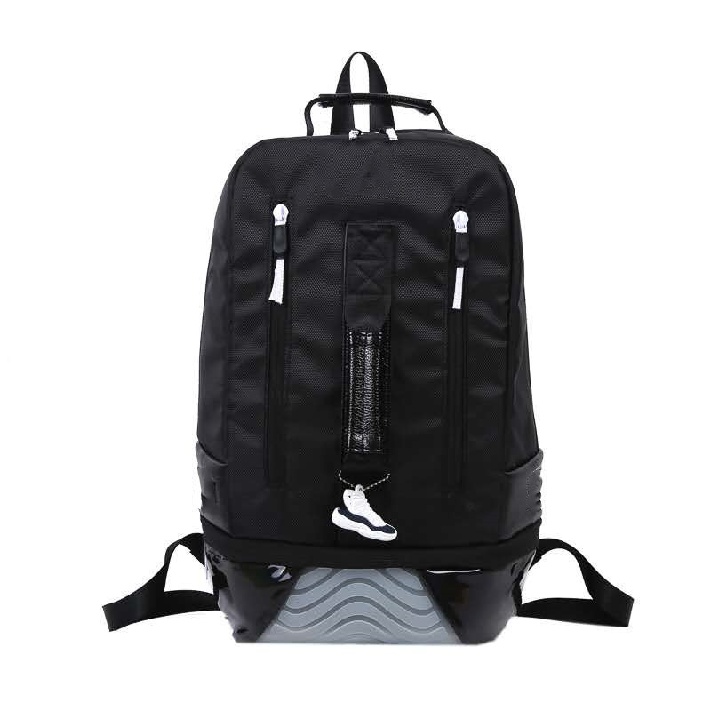 

backpack men and women Couples fashion splice printing travel Leisure Basketball bag outdoor Mountain climbing motion backpack new style, White
