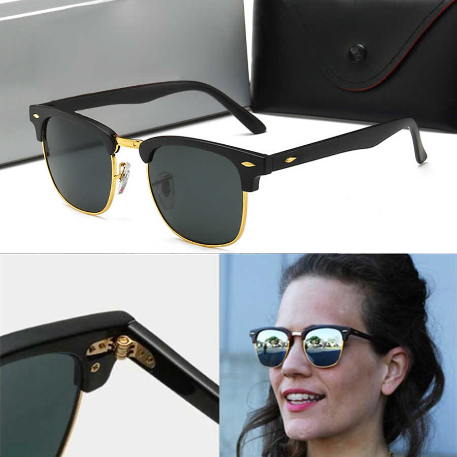 

Luxury 2021 Brand Polarized ray Men Women mens womens Pilot Sunglasses bans designers UV400 Eyewear sun Glasses Metal Frame Polaroid Lens, White;black