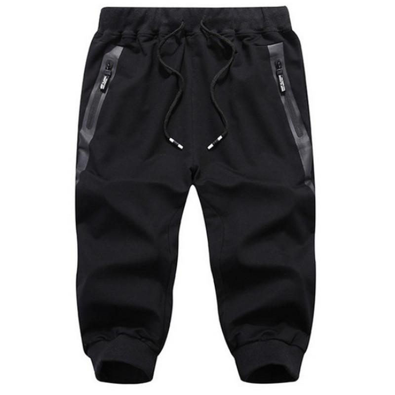 

Summer Sports Pants Men's Shorts Casual Fashion Mens Beach 3/4 Fitness -5XL, K1806 light grey