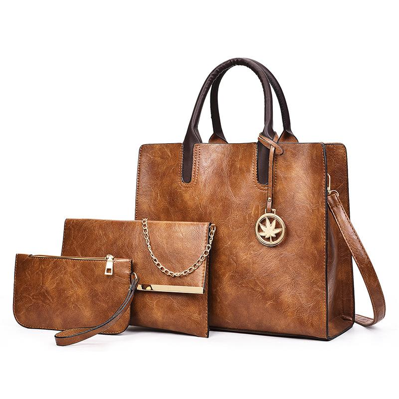 

Duffel Bags Ladies Bag Multi-Piece Set Picture-Mother 2021 Fashion Simple Single-shoulder Messenger Female Backpack Travel