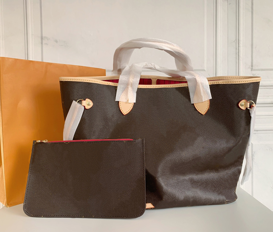 

Wholesale Classic Designer Tote Bag Women High Capacity Fashion old flower Leather Handbags Composite Shopping Shoulder Bags Brown Beige Wallets CrossbodyBag, Bill