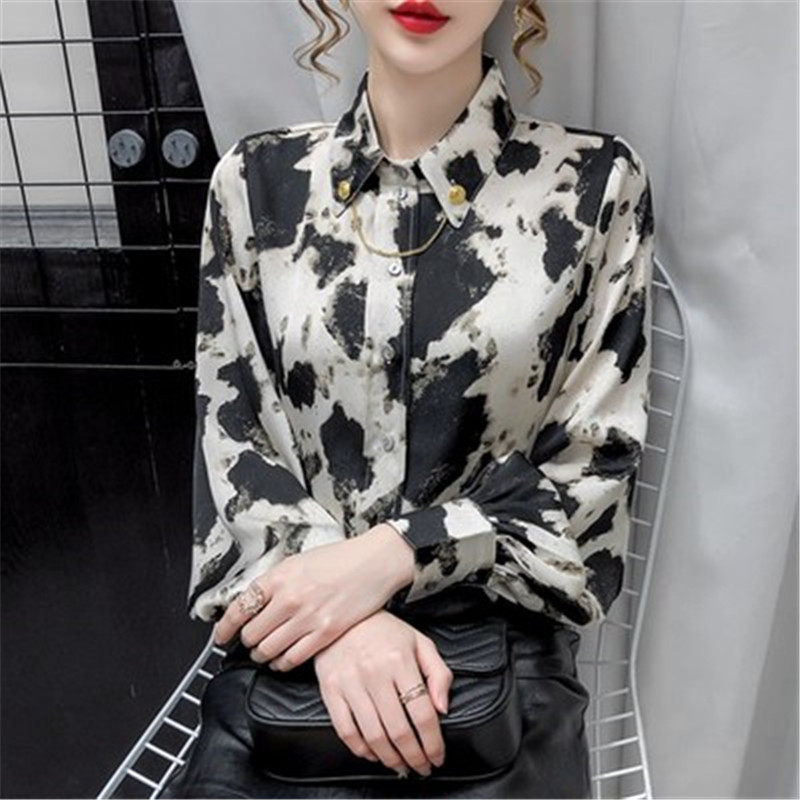 

Elegant Stand Collar Button Lace Blouse Women Sexy Design Top Shirt Spring Fall Long Sleeve Office Lady Casual Blusas Mujer 210520, Army green