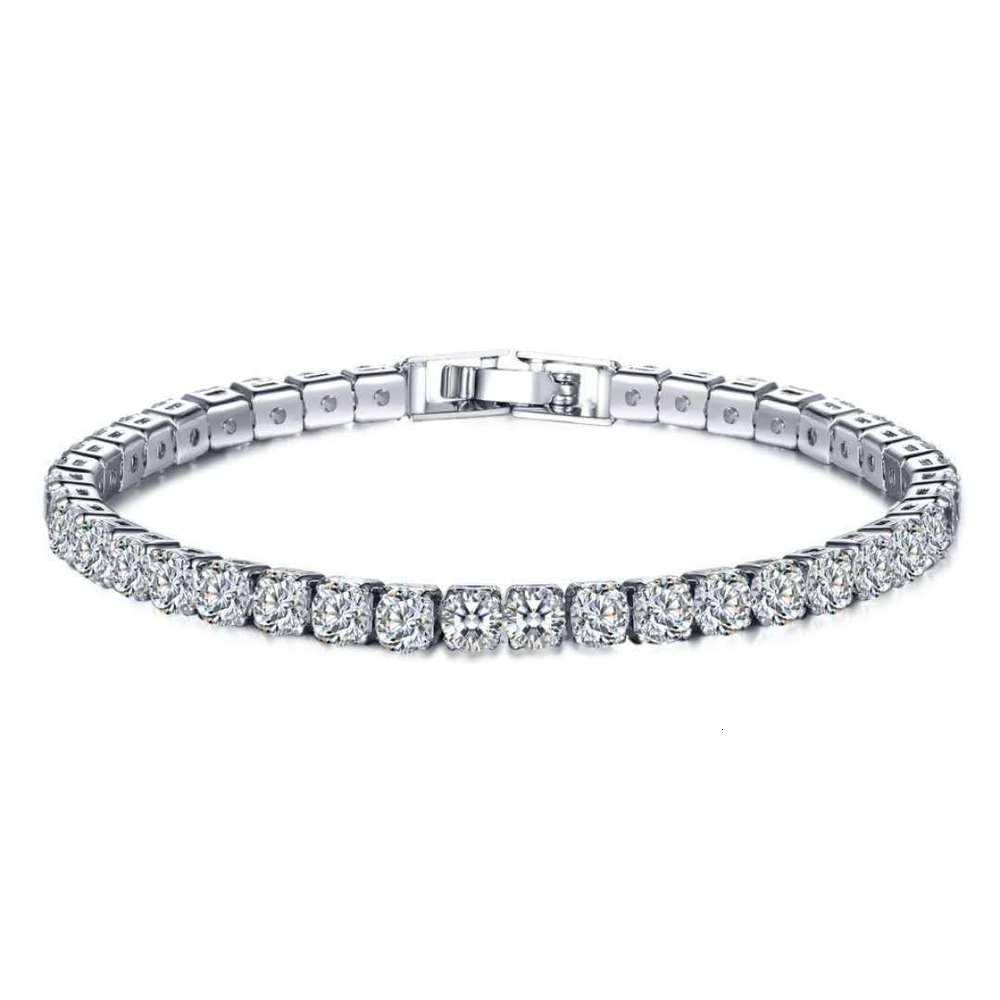 

Hand catenary one row two three rows full of zircon lovers Bracelet Fashion selling jewelry gifts, Black