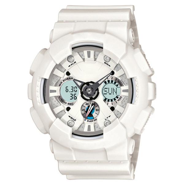 

Casual Men's Quartz 120 Watch DZ7333 LED Display High Quality Waterproof and Shockproof PU Band World Time, Slivery;brown