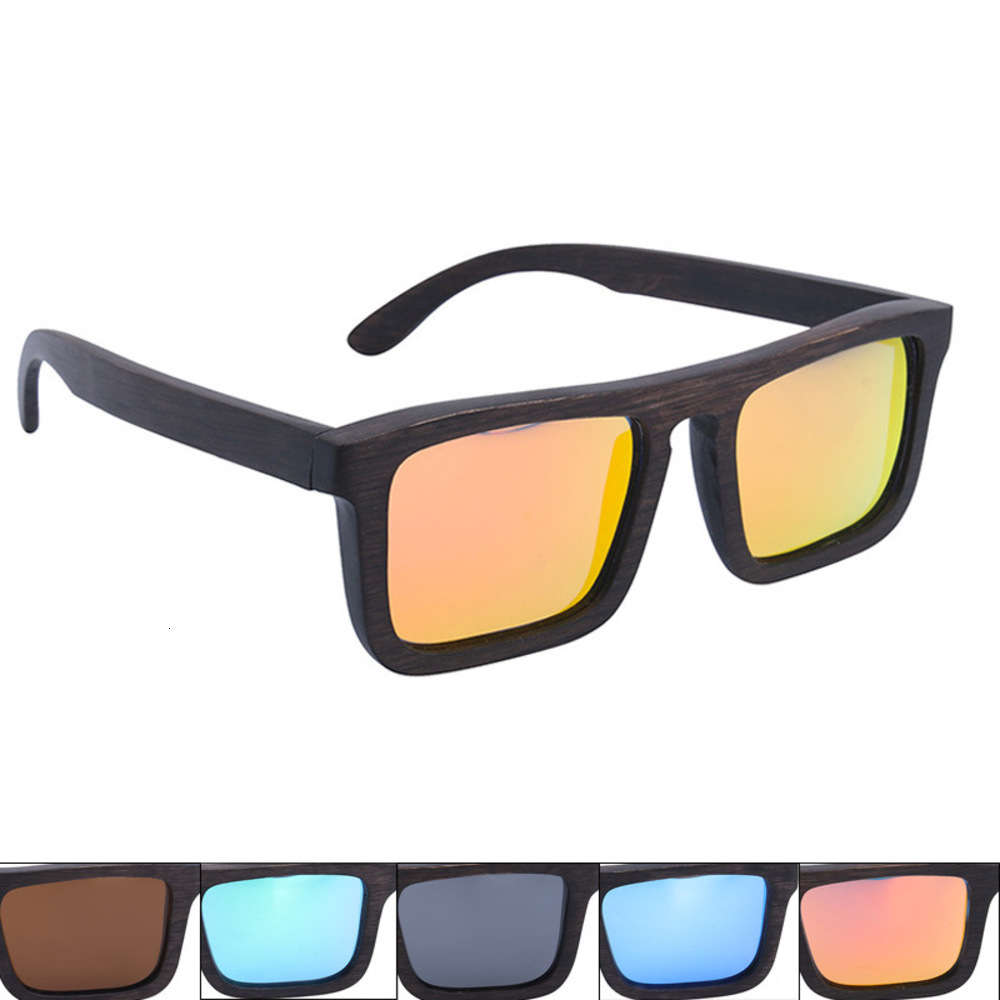 

Highend accessories MG square frame sun glass bt seller in usa bamboo sunglass polarized for promotion, Black