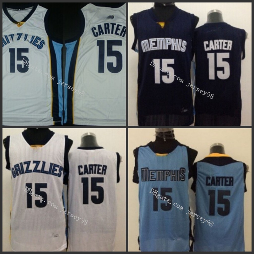 

MemphisGrizzliesBlack #15VinceCarter retro Jersey