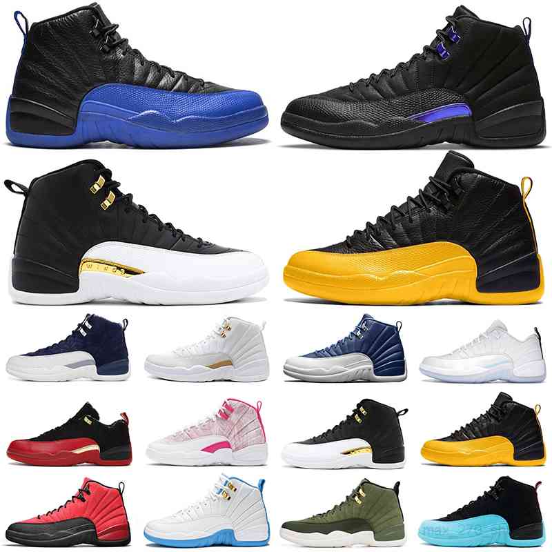 

Cheaper 12 12s basketball shoes women men dark concord reverse flu game royal taxi ovo indigo the master mens trainers sports sneakers, 12s dark concord