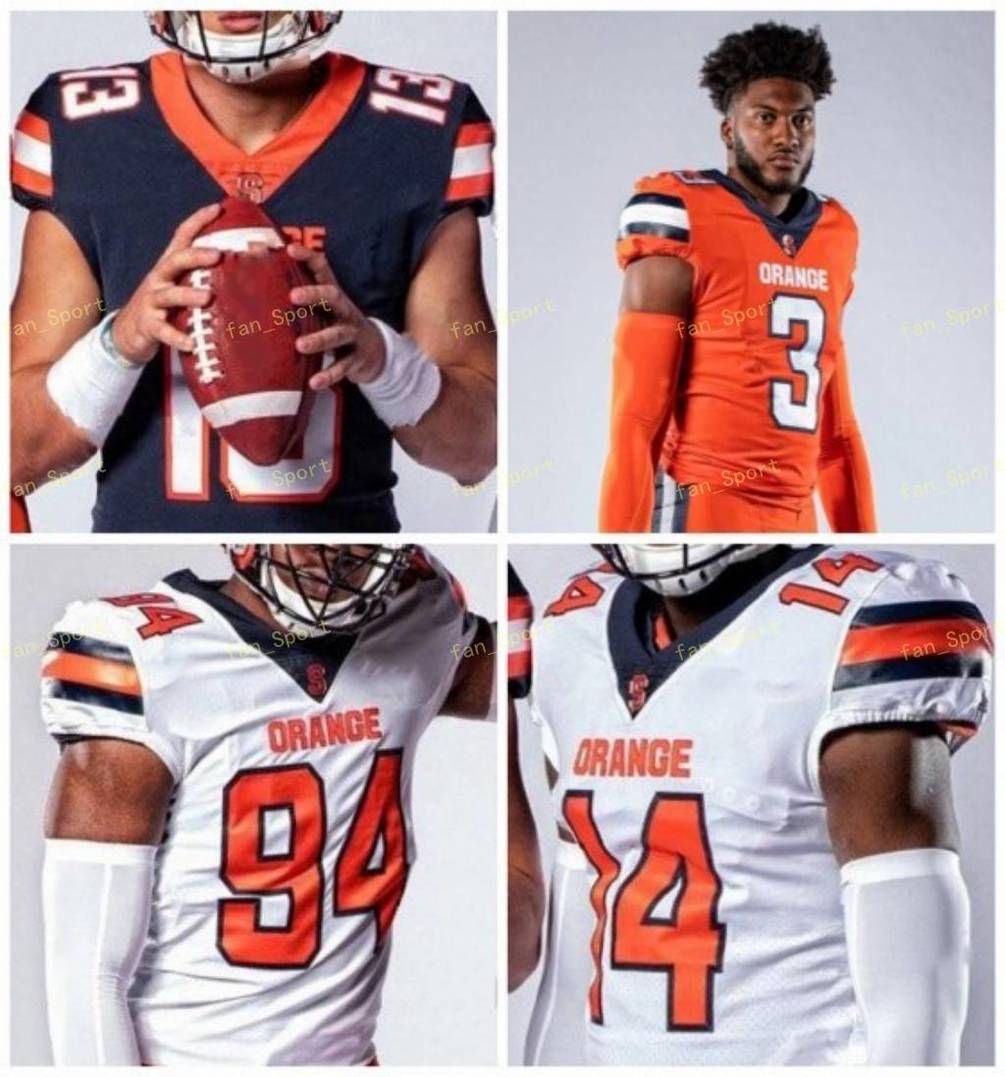 

NCAA College Jerseys Syracuse Orange 8 Marvin Harrison 44 Jim Brown 45 Art Monk 54 Dwight Freeney 17 Jamal Custis Custom Football Stitched, As
