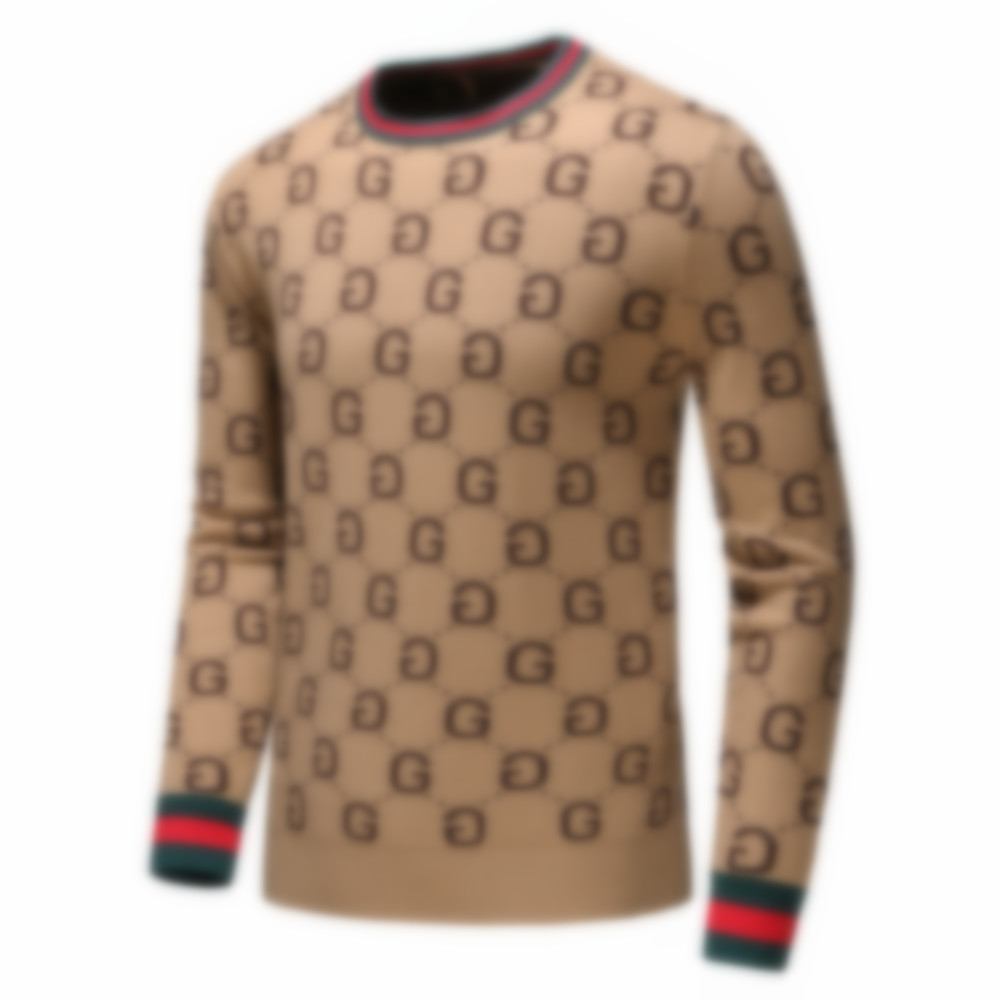

Designer mens sweater High quality fashion long sleeve wool pullover sweatshirt casual men s clothing Asian size M- #656, Silver