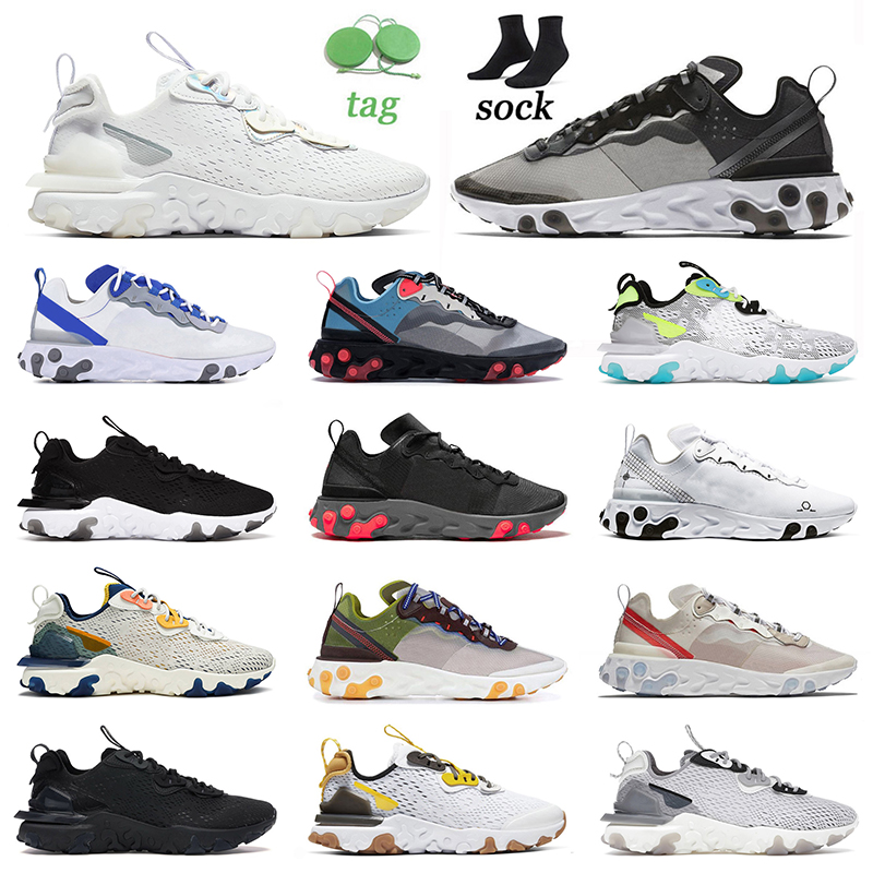 

Outdoor Sports Epic Vision Running Shoes Element 55 87 Sneakers White Iridescent Anthracite Royal Red Worldwide Pack Moss Sail Vast Grey Mens Women Trainers EUR 36-45, D7 40-45 vast grey