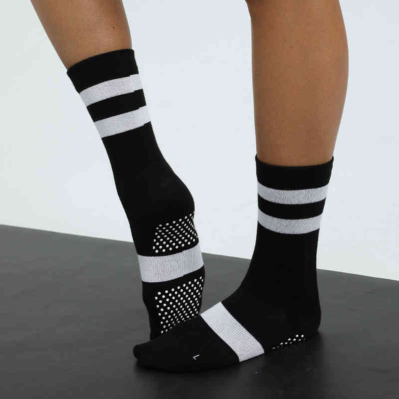 Thicken Warm Men Women High Long Socks Plush Solid Room Yogo Sock woman female Elastic Floor Sockings Slipper For Gym