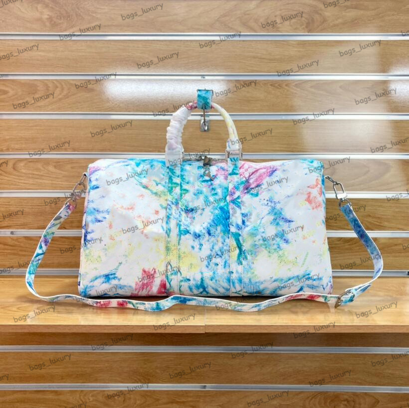 

Men Women Duffle Bag Waterproof Outdoor Travel Fitness Workout Bags For Girls Genuine Leather Large Capacity Shoulder Tote, Mix color