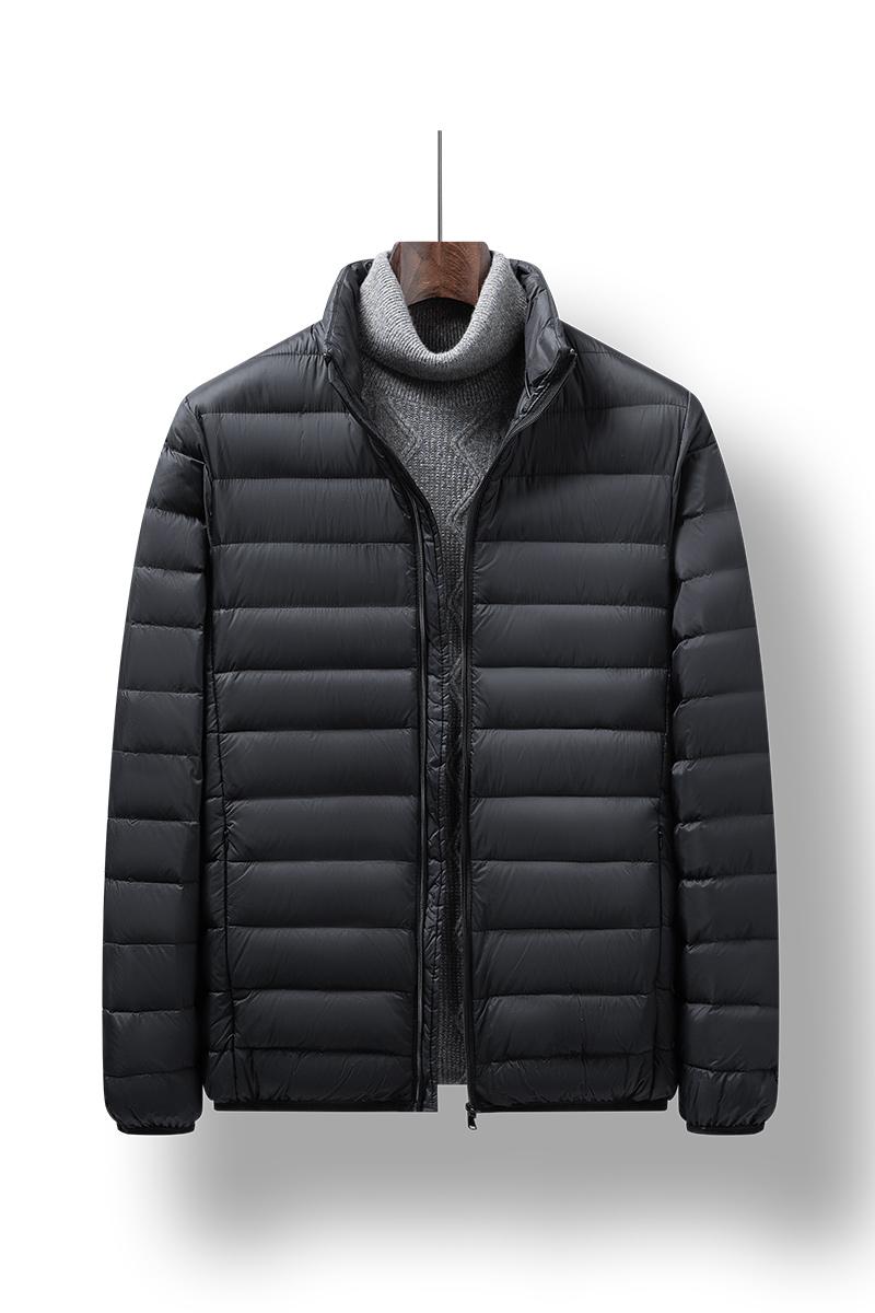 

Lightweight Parkas Water-Resistant Packable Puffer Jacket Men Regular Fit Fashion Warm Autumn Winter Coats, Gray