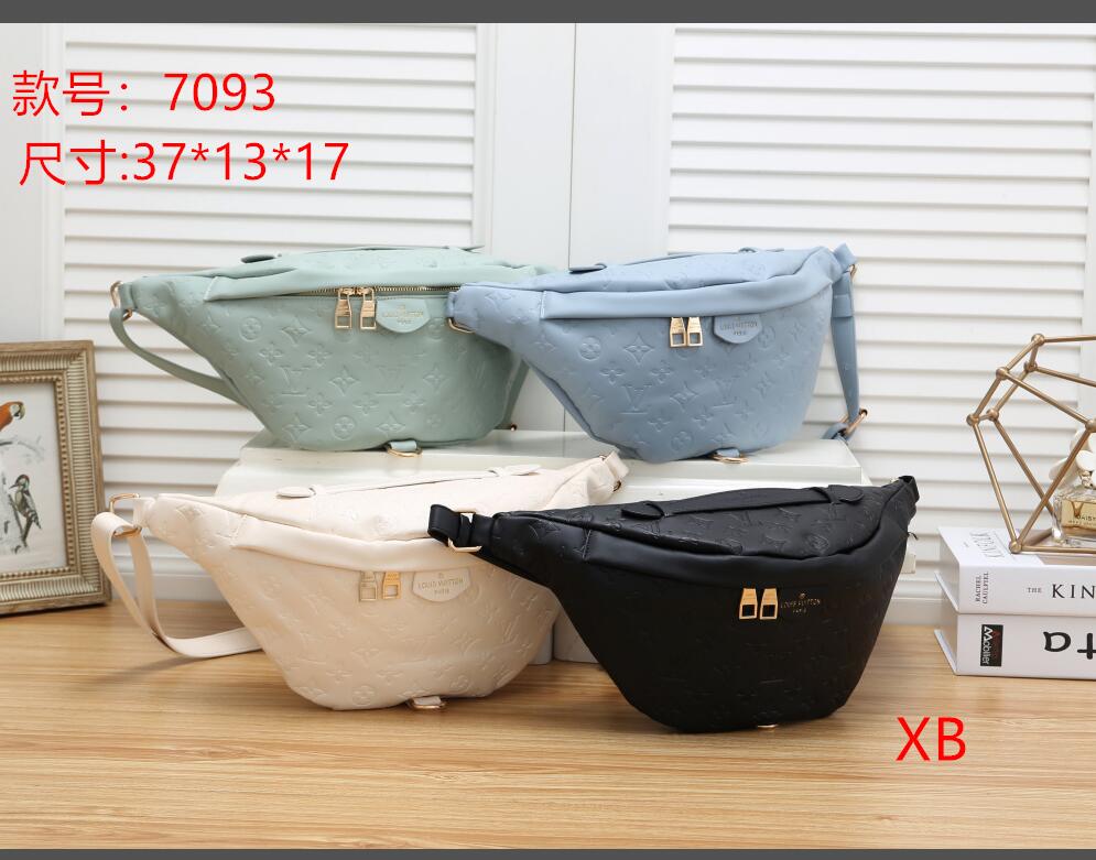 

1-24 LV LOUIS 1 VITTON Wallet Leather Handbags Women Cross Body Shoulder Bag Waist Bags Lady Belt Chest Bag Men Cosmetic Bag