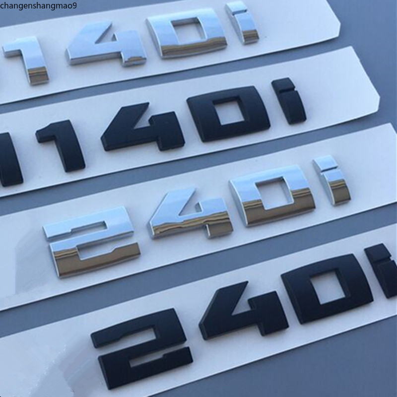 

Car Styling for BMW F10 F30 E36 E90 M M140i M240i M340i M440i M540i M640i M740i Rear Boot Trunk Emblem letter Badge Car stickers, 135i
