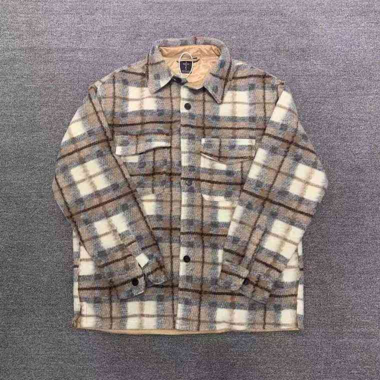 

Travis Scott TS cactus Jack shirt pure Plaid Maoni jacket, Brown