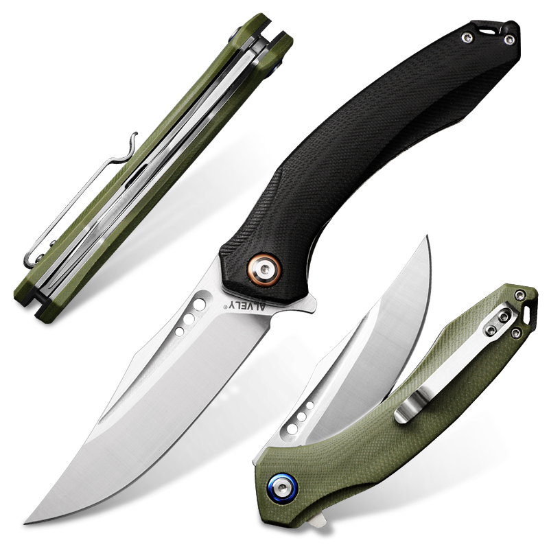 

Tactical folding knife wholesale multifunctional D2 steel pocket EDC tool G10 handle speed open sharp cutting blade for outdoor camping hunt