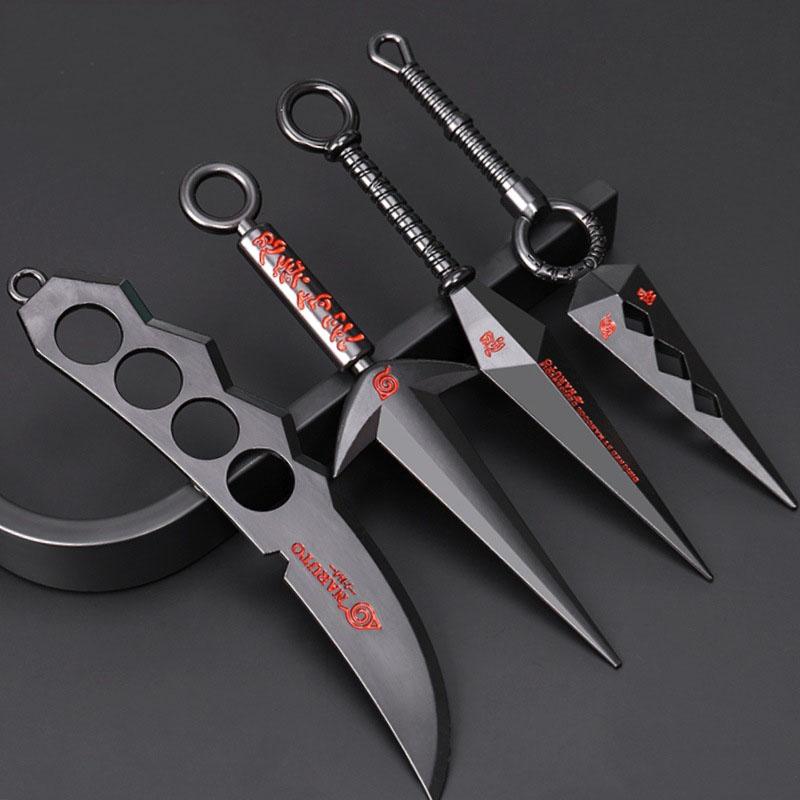 

Keychains Alloy Sword Bitter Unarmed Model Anime Peripheral Props Sasuke Exclusive Collection Souvenir Ornaments Creative Gifts 21cm