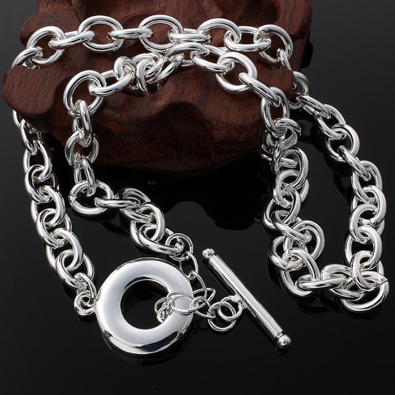 

Chains Classic 925 Sterling Silver Necklaces For Men's Woman Fashion High Quality Party Wedding Fine Jewelry Christmas Gift