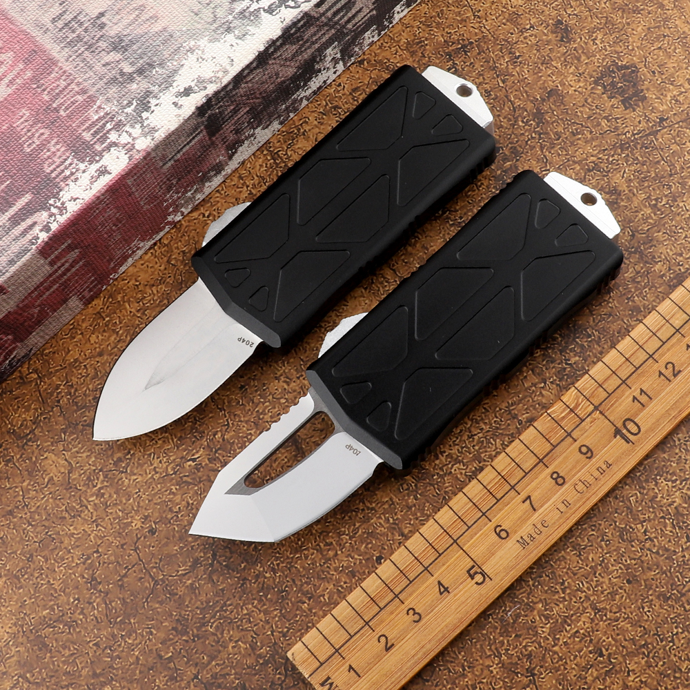 

New 5.6 inch flying fish automatic knife high-end quality aluminum alloy CNC stone washing D2 blade pocket wallet pocket EDC tactical knife