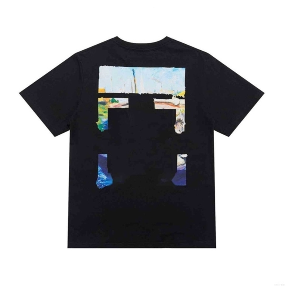 

t shirt fashion brands eu size casual cross off tshirt oil painting short sleeves t mens tee x printing summer for men women, White;black