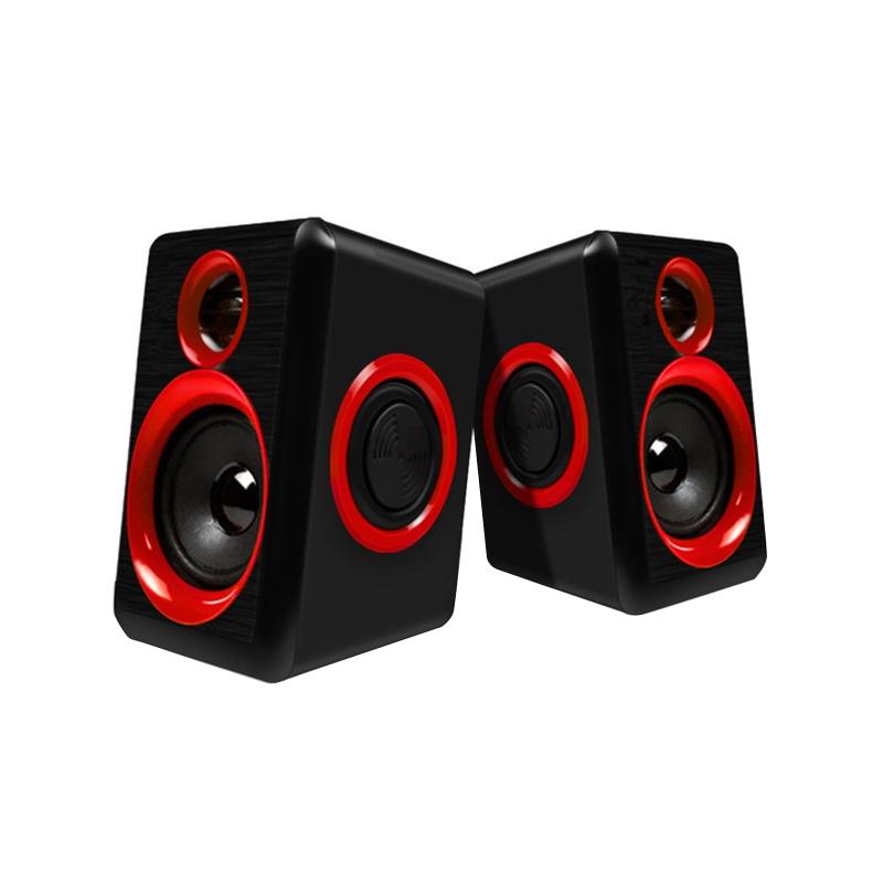 

AM05-Surround Portable Computer Speakers With Stereo Bass Usb Wired Powered Multimedia Speaker Desktop For Pc Laptops