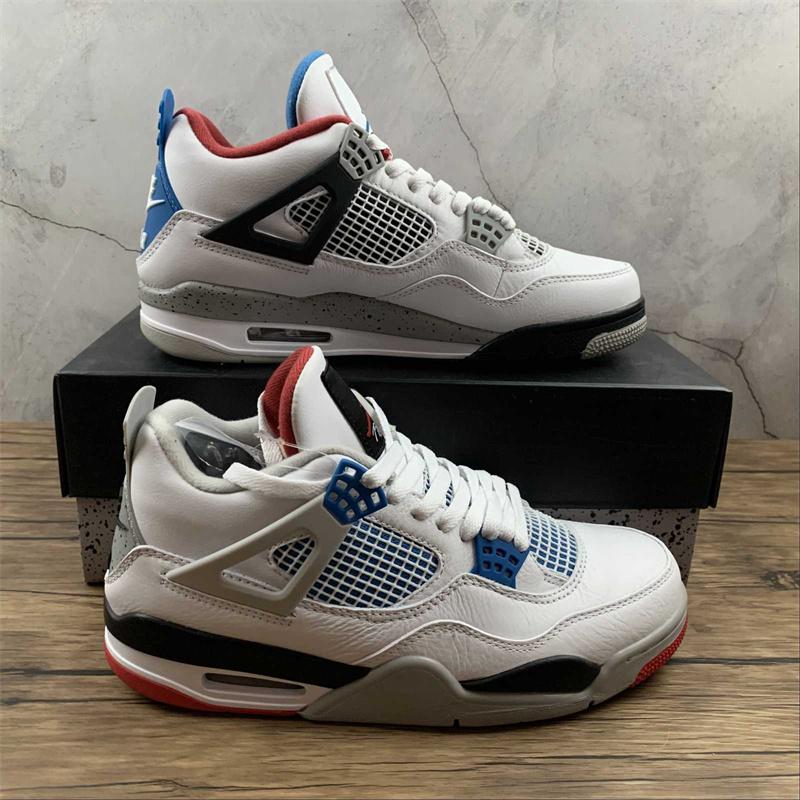 Buty Damskie Jumpman 4 "What The" Ci1184-146 Chaussures de basket-ball Sports de plein air Baskets avec boîte d'origine