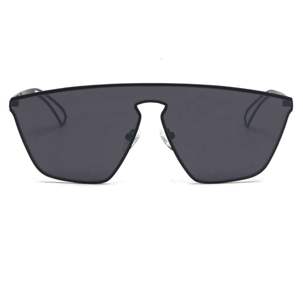 

sunglasses Sunglasses womens pilot Fashion Rimless mirror Shades Women's Oversized sunglasses Female Ladies Eyewear1, Black