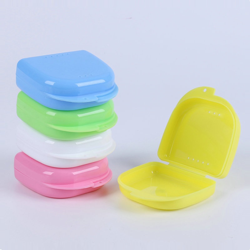 

mix colors dental retainer cases container plastic storage box for dental accessories from China