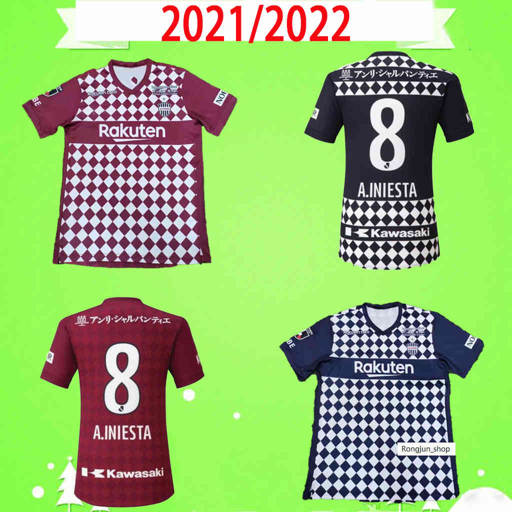 

21 22 J1 League VISSEL Soccer Jersey japan 2021 2022 Home Away Football Shirts Uniform Gotoku A.INIESTA DAVID VILLA PODOLSKI SAMPER INIESTA