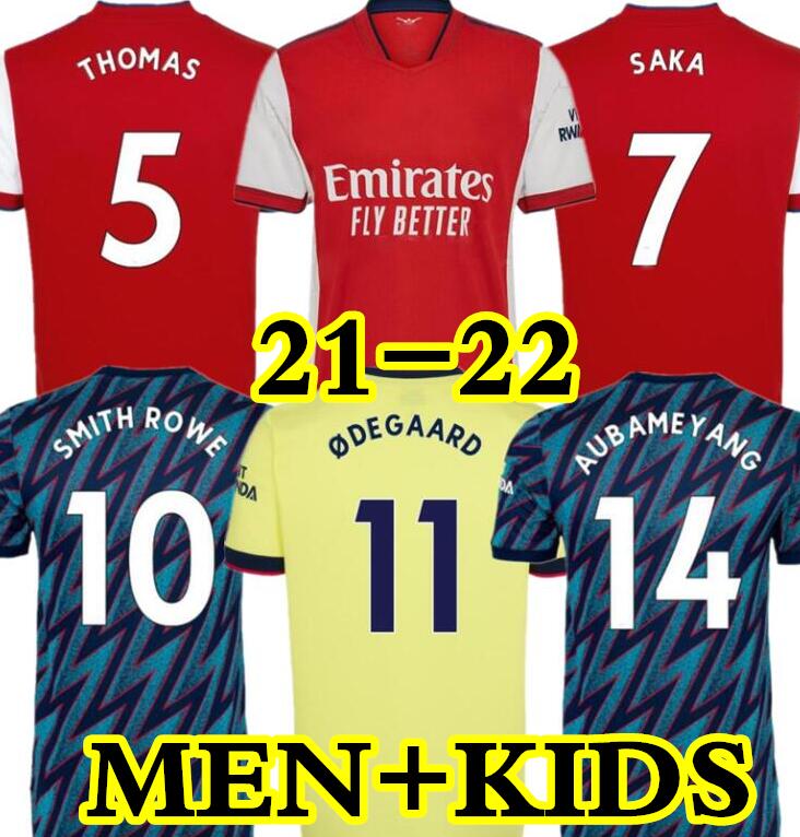 

21 22 Arsen soccer jersey THOMAS PEPE SAKA TIERNEY SMITH ROWE 2021 2022 football shirt Kid TAVARES kit uniform SAMBI LOKONGA BEN WHITE Third MEN + KIDS, 3rd adult