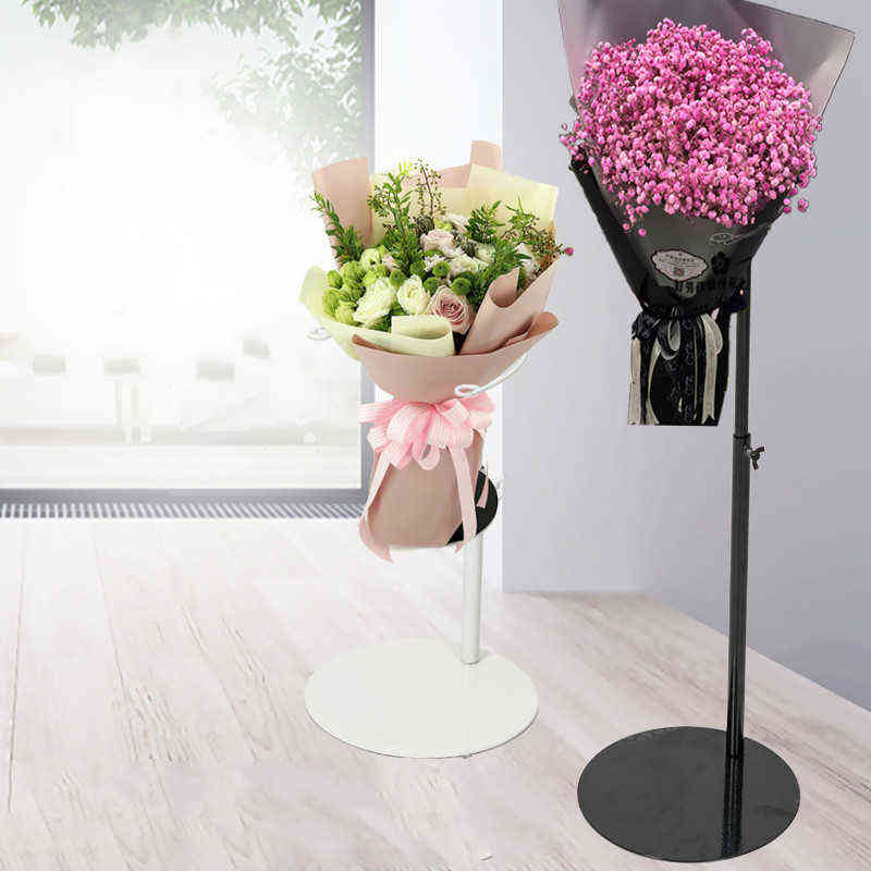 

Flowers Bouquet Holder Display Iron Shelf Stand Floral Florist Supplies H1224