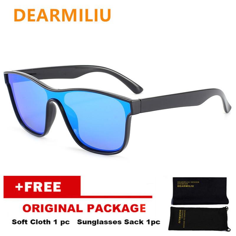 

Sunglasses DEARMILIU 2022 Square Polarized Men Women Fashion Male Sun Glasses Brand Design One-piece Lens Eyewear UV400