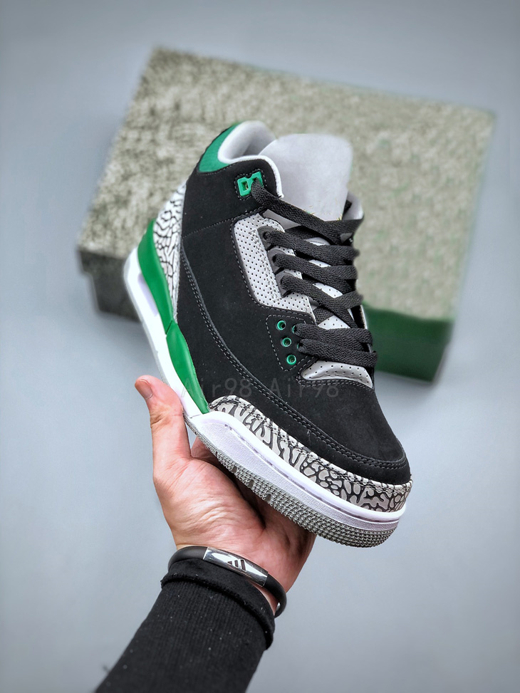 

Pine Green Jumpman 3 Mens Womens Designers Basketball Shoes Black Cement Grey White III 3s Designers Sports Trainers Sneakers