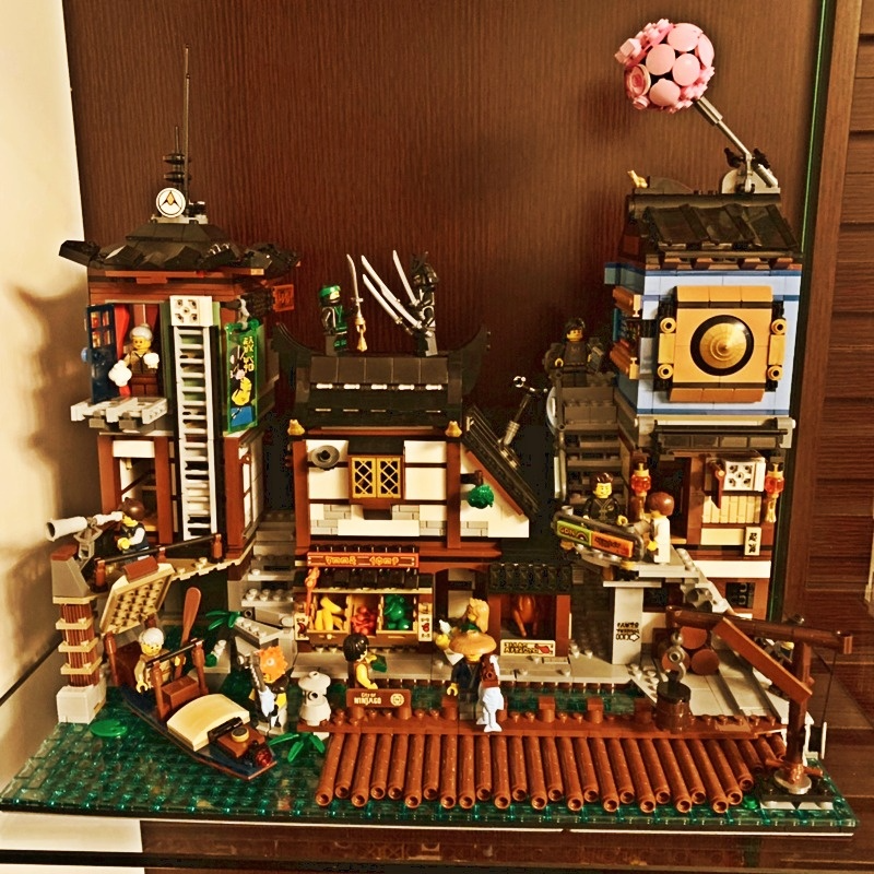 

Big Movie Series City Docks Compatible 70657 Building Blocks With Figures Bricks DIY Kid Education Toys Birthday Gifts 180093