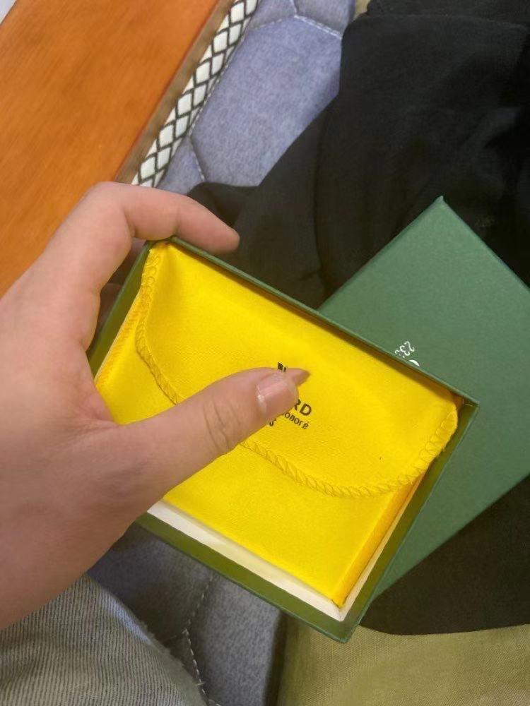 

Wallets Fashion Luxury Dog Tooth Goya Pickup Bag Men's And Women's High-quality Multi-card Coin Purse Size 10.5*8, Black
