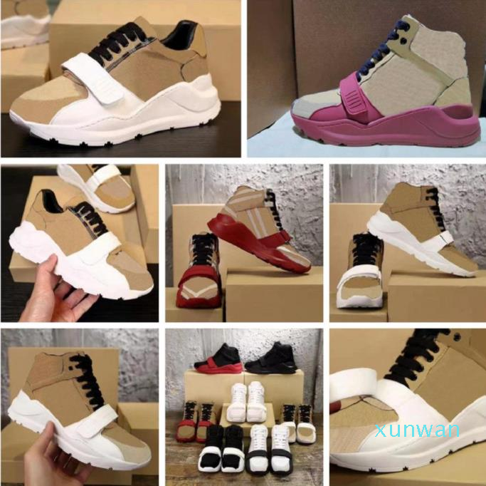 

2021 High Quality Sneaker Casual Shoes Real Leather Sneakers Trainers Stripes Shoe Fashion trainer For Man Woman Wish Box 03, #1
