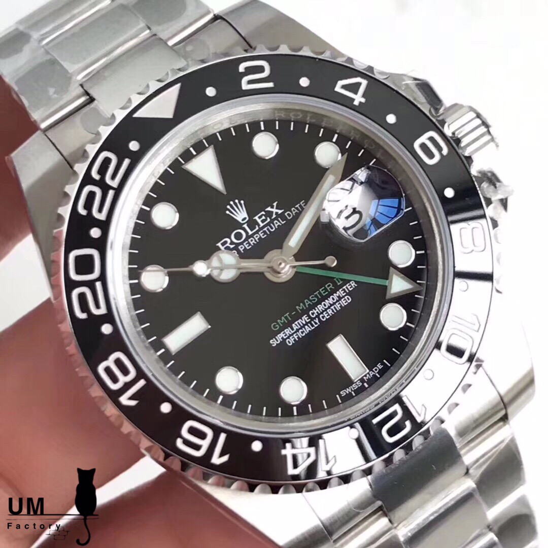 

2006 Top Quality Famous Brand Role X Mens Watch 40mm Stainless Steel Band Automatic Self Wind Men Watches Master With Green Box 16#, Slivery;brown