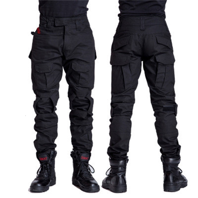 

Men's Pants army tactical for man uniform multicam combat militar askeri us tactic wehrmacht camuflaje clothes, G3 pants-black crepe