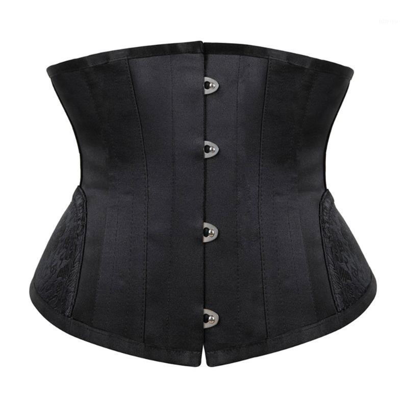 

Bustiers & Corsets Sladuo Steampunk Gothic Lace Up Corset Underwear Steel Boned Waist Cincher Slim Underbust Body Shaper Belly Control Sexy, Black