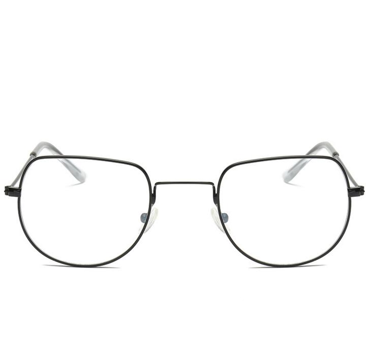 

Fashion Sunglasses Frames 2021 Classic Vintage Glasses Frame Lens Flat Myopia Optical Mirror Simple Metal Women/Men