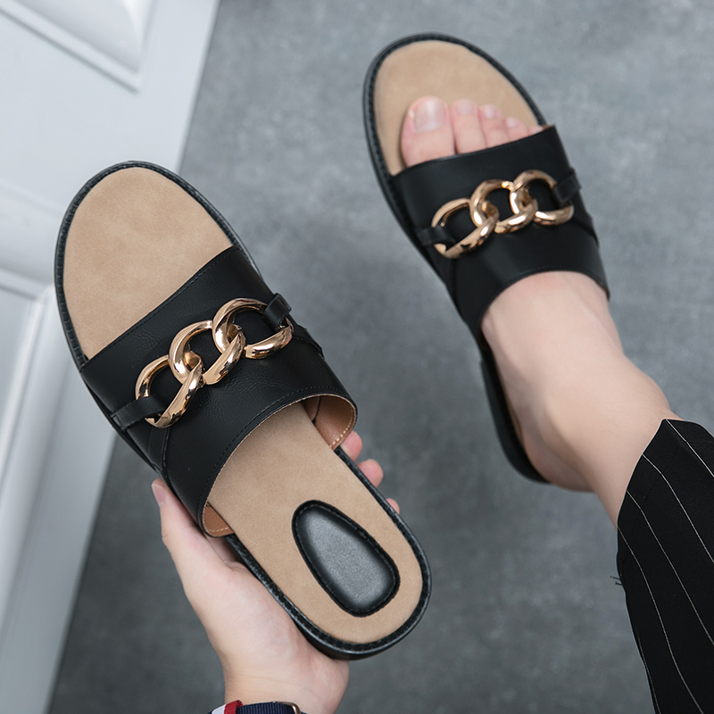 

Top Quality 2021 Mens Womens Summer Rubber Slippers Sandals Beach Slide Fashion Scuffs Three-dimensional font Indoor Shoes size 38-48, Black