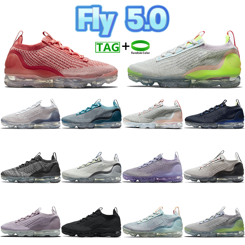 

Fly 5.0 Mens Running Shoes Sports Trainers Triple Black Light Bone Oreo Day To Night Pure Platinum Cool Grey Volt Men Women Knit Sneakers, Bubble wrap packaging