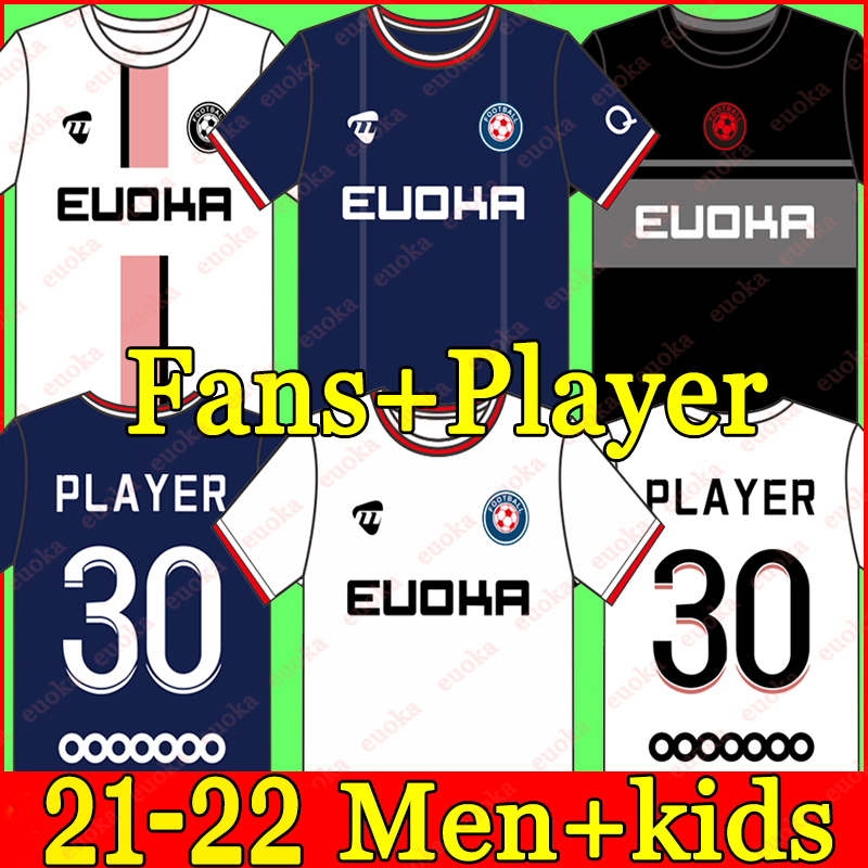 

PLAYER 30 10 MBAPPE 7 HAKIMI SERGIO RAMOS WIJNALDUM soccer jerseys 21 22 23 Maillots pSGS football shirt 2022 2023 men kids kit sets uniform enfants maillot de foot, 22-23 away+patch2