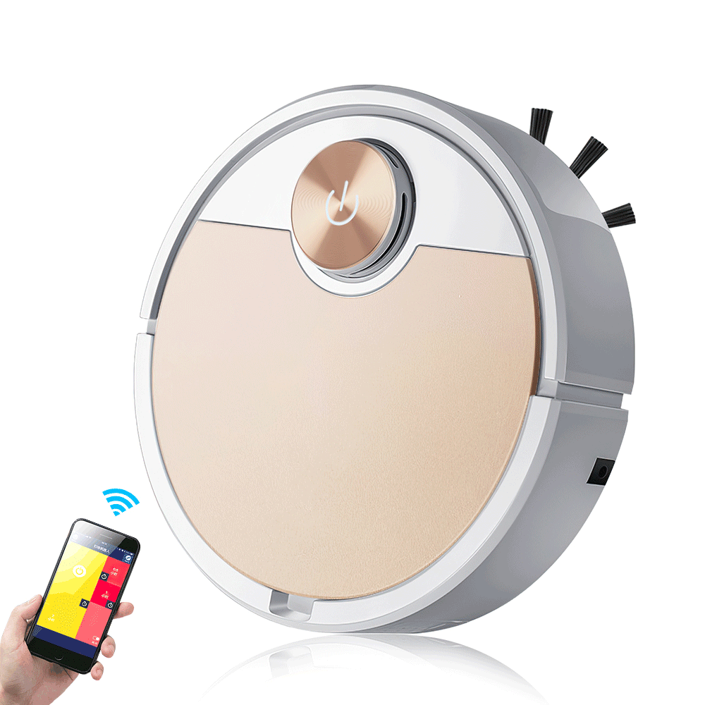 

An intelligent Robot Vacuum Cleaners for families, which can automatically vacuum, dust or sterilize through mobile phone APP, making it a perfect and thoughtful gift.