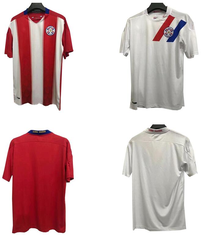 

2021 Paraguay Soccer Jerseys National Team Home Red White Away Football Shirt yakuda Dropshipping Accepted wholesale training Custom, 20-21 home