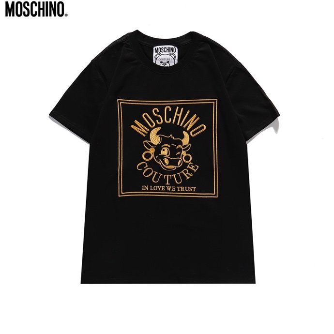 

2021 off Men's T-Shirts MÃ²schÃ¬nÃ² designers women white tshirt tee 3colors, White;black