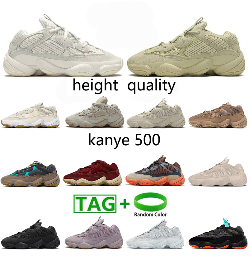 

Kanye 500 Mens Running Shoes Enflam Soft Vision Bone White Black Blush Super Moon Yellow Salt Pink Men Women Sports Sneakers Trainers Size 36-45 yeezzy yezzy yeezys Og, Need box