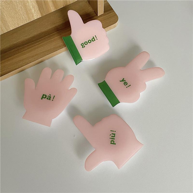 Cell Phone Mounts & Holders Three-Dimensional Finger Cartoon Mobile Holder Foldable Anti-Fall Watch Video Drama Cute Couple Male-image-730737777