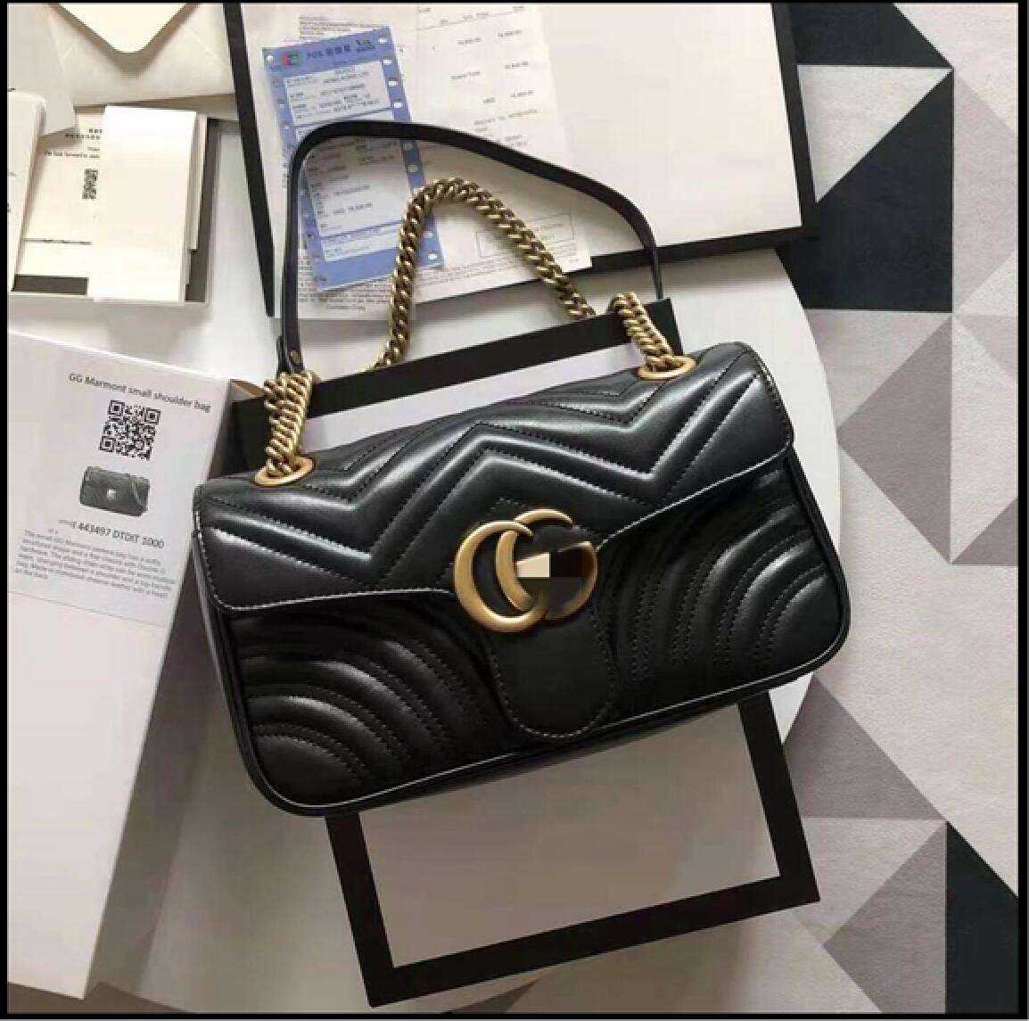 

GGLVLouisVittonYSLVUTTON Designer handbag square fat chain lady large capacity shoulder bag high quality messenger bag